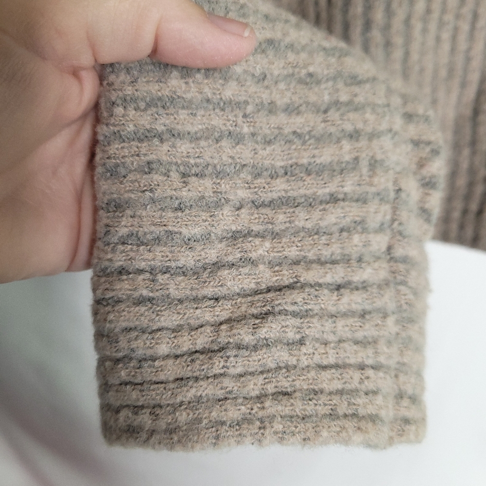 ALL SAINTS Terra Jumper Wool Blend Funnel Neck Ribbed Sweater MEDIUM - Picture 8 of 13